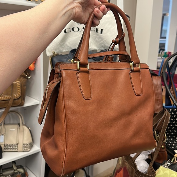 COACH LEGACY LEATHER SATCHEL BT 26261 w/HASP FRONT FLAP CLOSURE Y2K 2013 EUC - Picture 5 of 11